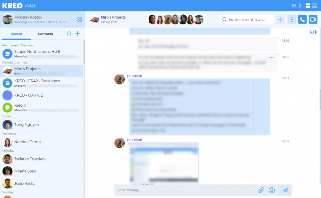 Kreo - Chat Voice and Video